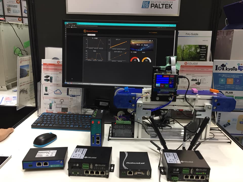 「日経 xTECH EXPO 2018/IoT Japan 2018」PALTEK様ブースにてセンサーコーパス連携デモを展示